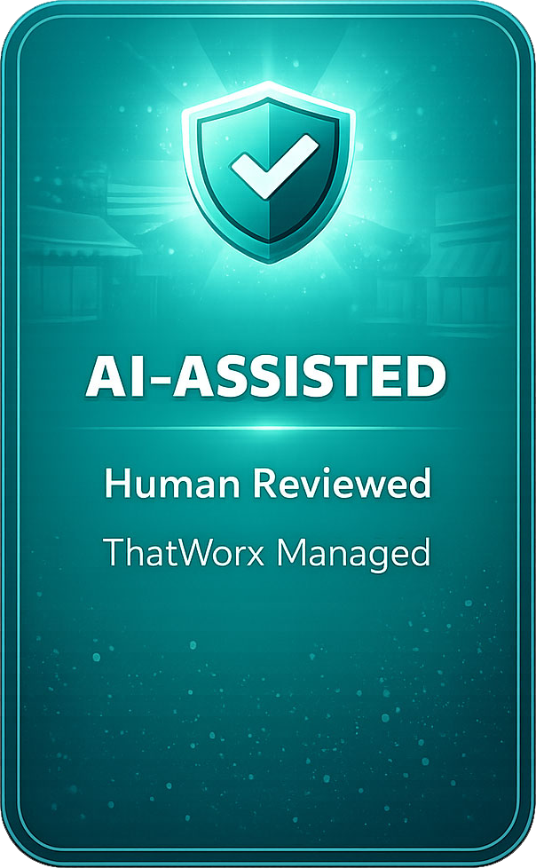 AI-Assisted, Human Reviewed, ThatWorx Managed