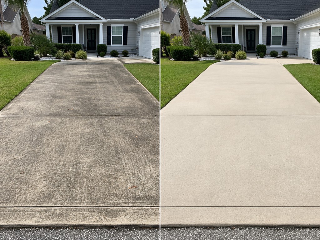 Driveway transformation – Carolina Forest